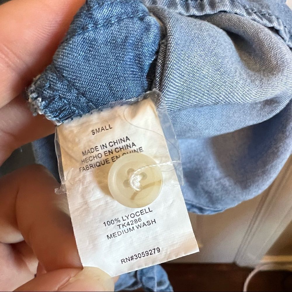 Thread & Supply jean button up dress - Picture 6 of 8